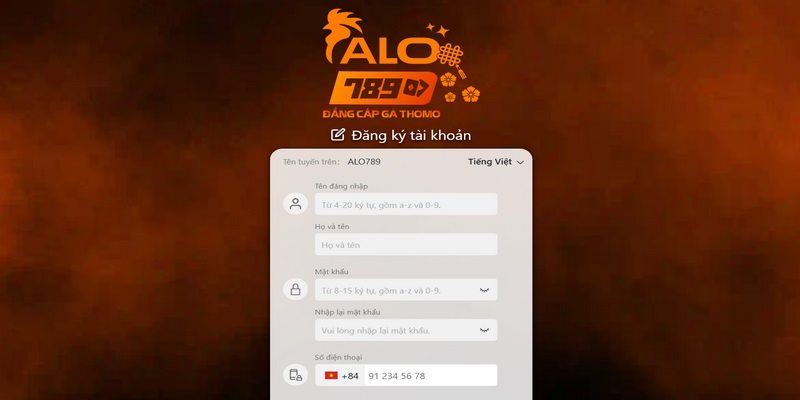 Mở account thành viên ALO789 đơn giản và miễn phí 100%
